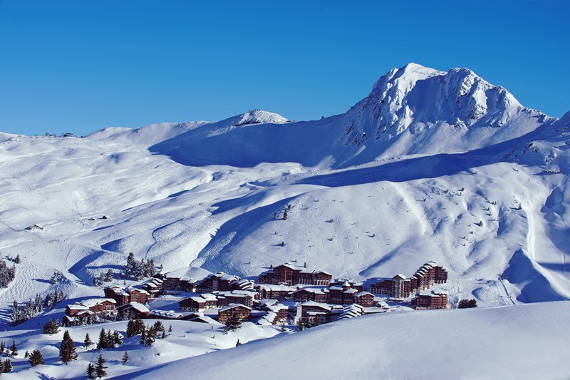 La Plagne ski resort, France